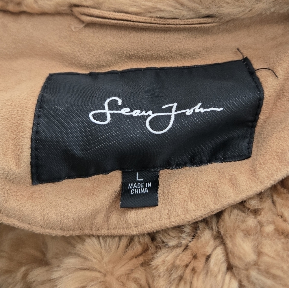 Vintage Faux Suede Fuzzy Lining Bomber Jacket EUC - Picture 7 of 13